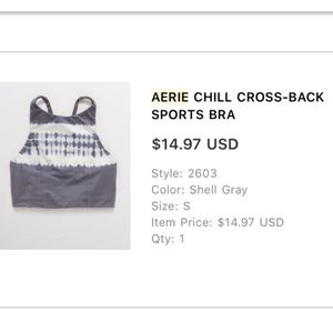 Aerie Chill Crossback Bra + Leggings Set